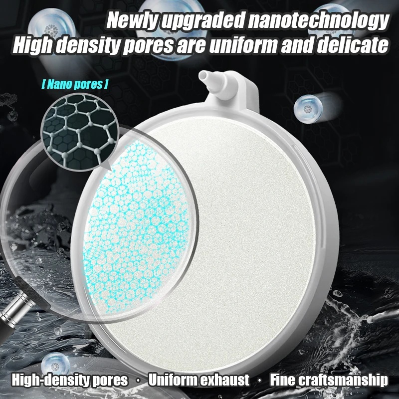 Nano Air Stone Disc Fine Bubbl - Fish Tank Gravel ulasan dan harga