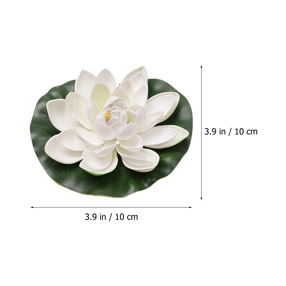 8Pcs Simulation Lotus Floating - Aquarium Decor ulasan dan harga