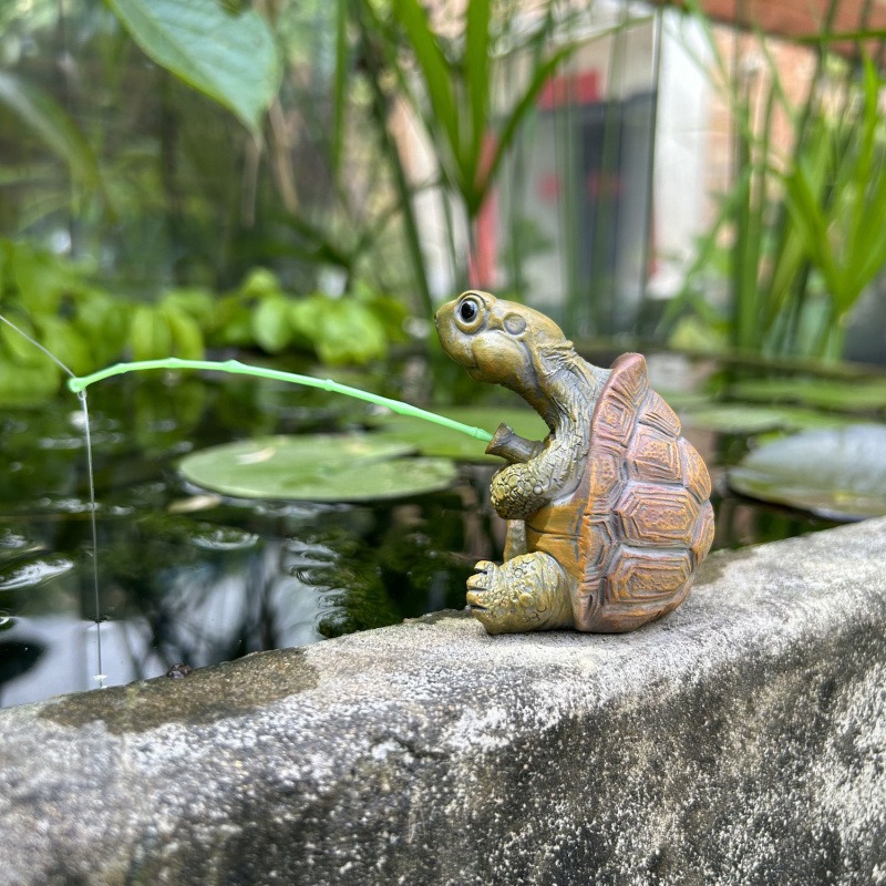Turtle Fishing Fish Tank Aquar - Fish Aquarium Home ulasan dan harga