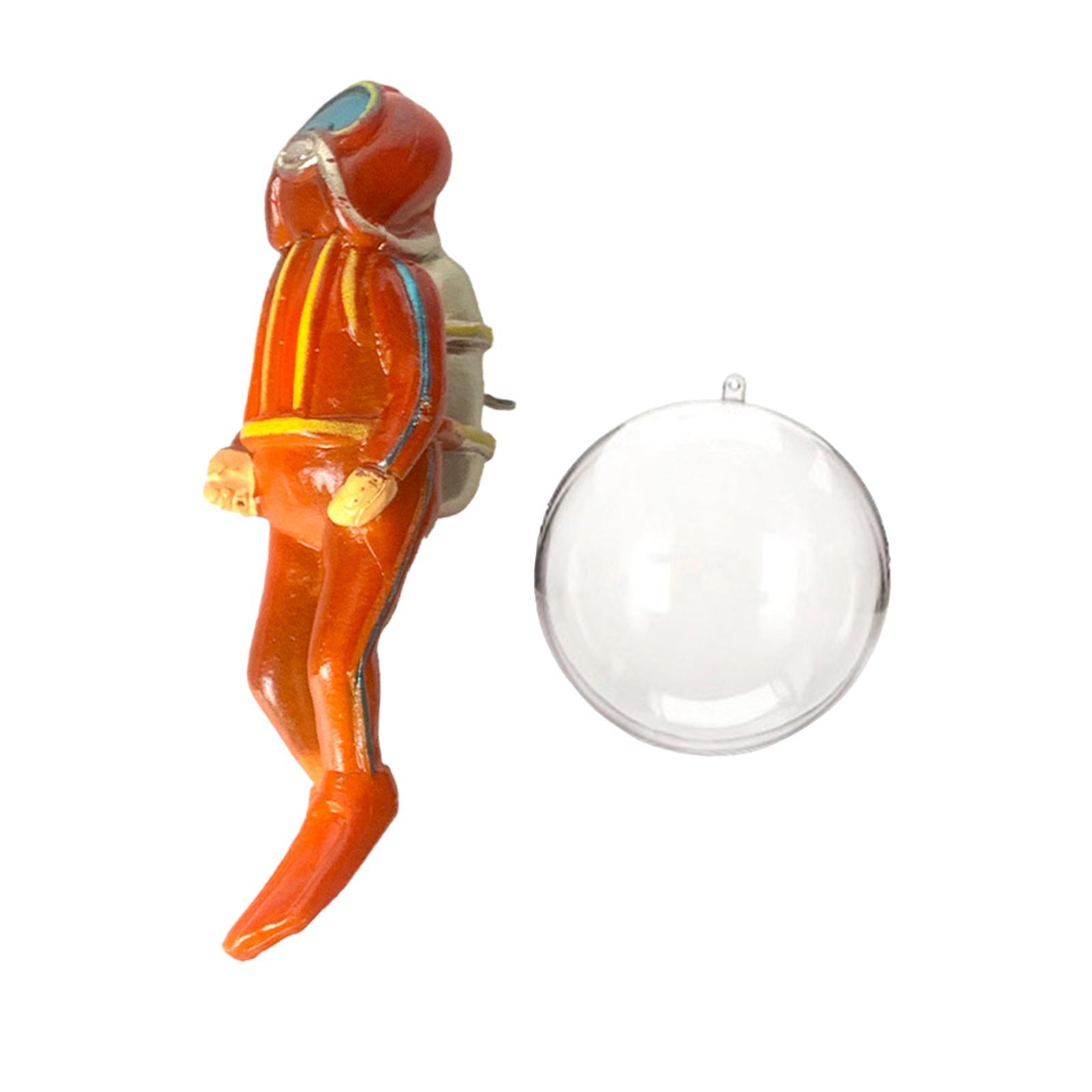 Resin Miniature Diver Figurine - Aquarium Decor ulasan dan harga