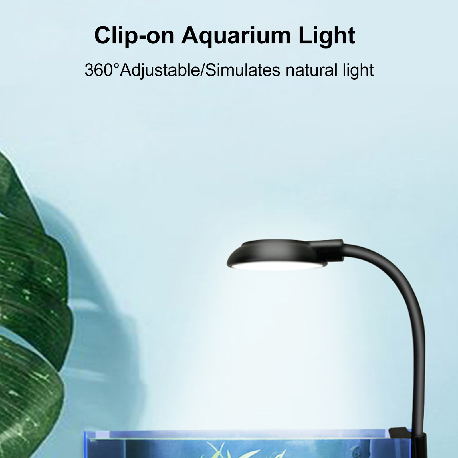 Fish  Clamp Lamp Aquarium Aqua - Aquarium Light ulasan dan harga