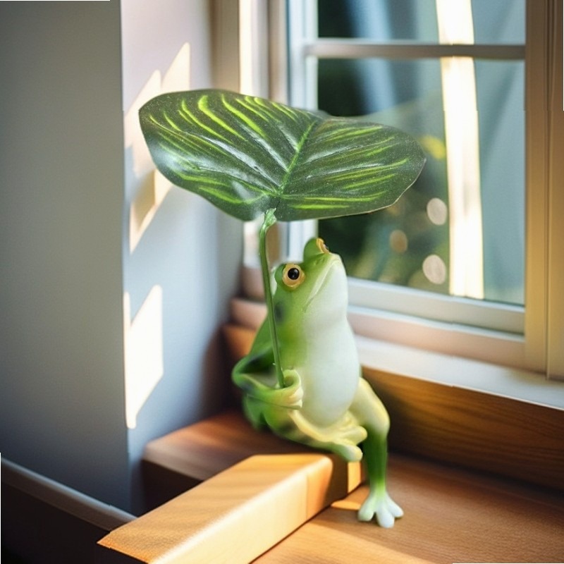 Creative Umbrella Frog Garden  - Aquarium Decor ulasan dan harga