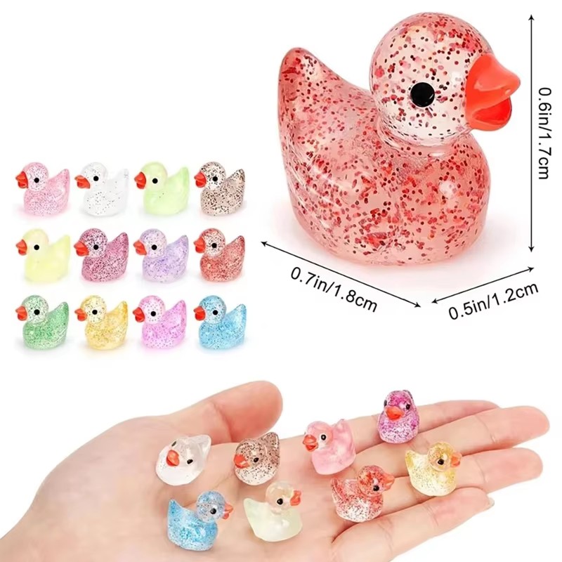 ~ Miniature Resin Duck with Pu - Aquarium Decor ulasan dan harga