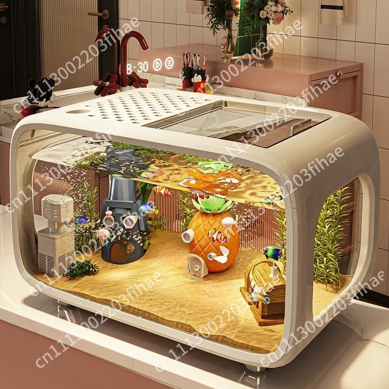 Fish tank household living roo - Fish Tank Filter ulasan dan harga