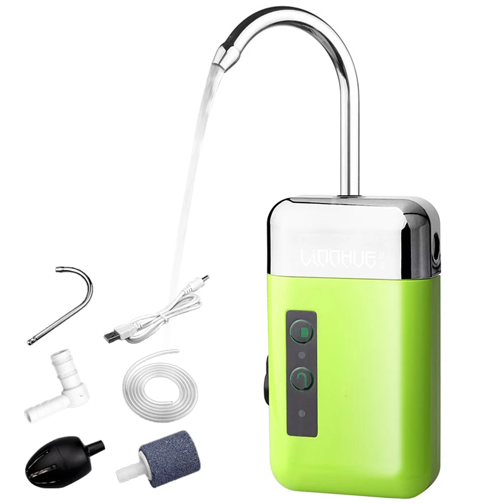 3L/min Rechargeable Fish Air P - Aquarium Fish Tank ulasan dan harga